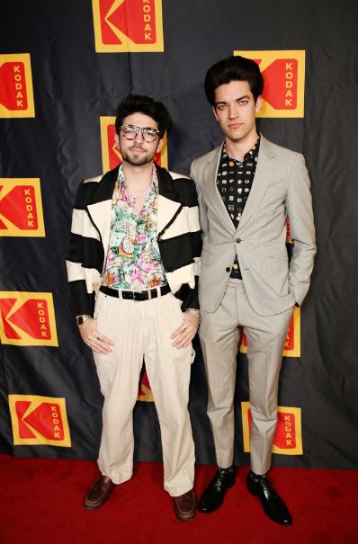 Adam Faze with his best friend Jamie Dolan