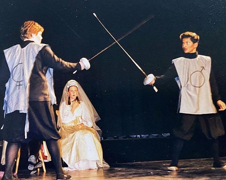 Adi Chugh played Sir Andrew Aguecheek of Twelfth Night during a play in Germany