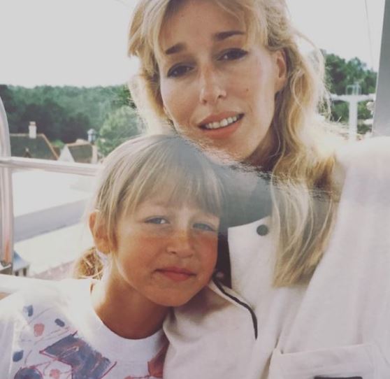 Alana Hadid with her mother Mary Butler