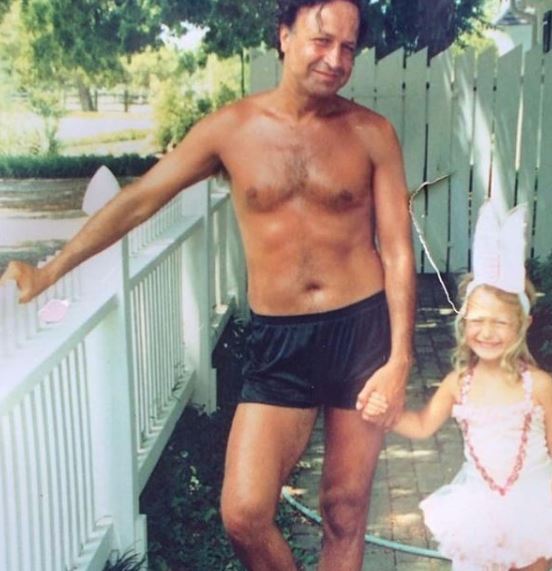 Alana Hadid's childhood photo with her dad Mohamed Hadid