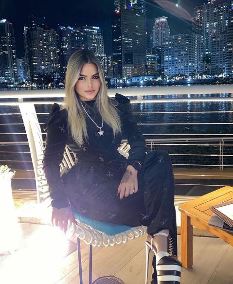 Alejandra Mercedes often goes for nightouts