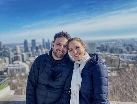 Amber Goldfarb is married with her husband Jess Danoun
