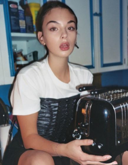 An old photo of Deva Cassel