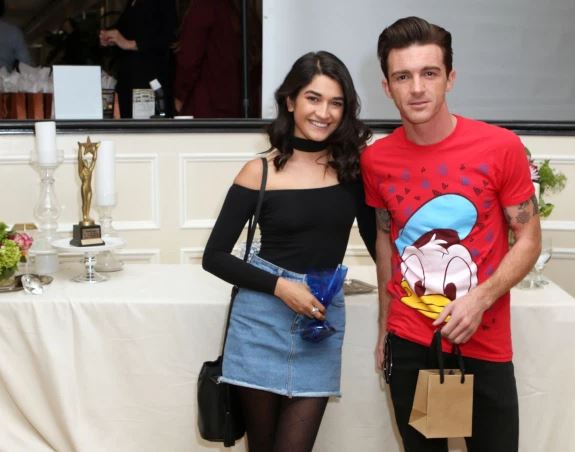 An old photo of Janet Von Schmeling and her husband Drake Bell