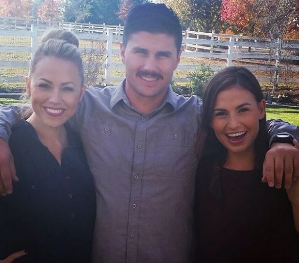 An old photo of Joshua with his sisters Stacie Adams (Hall) and Jessica Hall