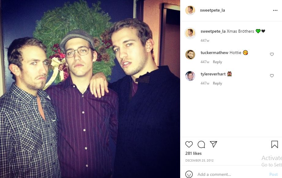 An old photo of Peter Zurkuhlen with his brothers
