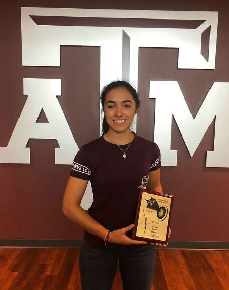Ana Vazquez took part in a tournament at Texas A&M University