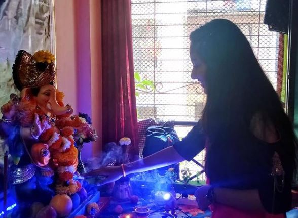 Anchal Sahu is a devotee of Lord Ganesha