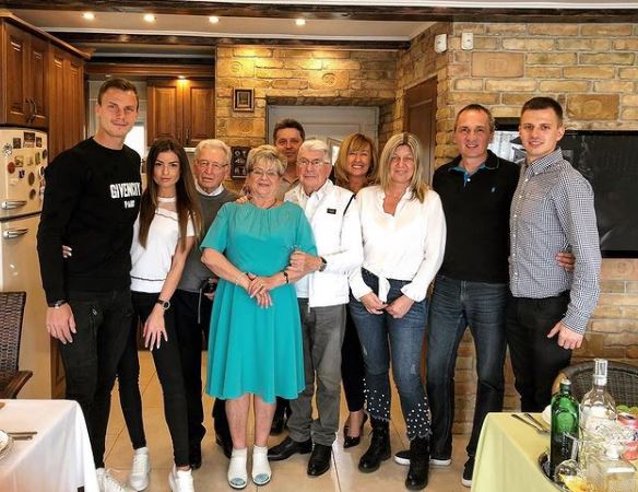 Anett Boszormenyi with her family