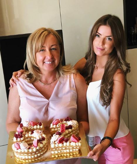 Anett Boszormenyi with her mother Anikó Böszörményi