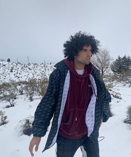 Ari Aguirre loves snow fall