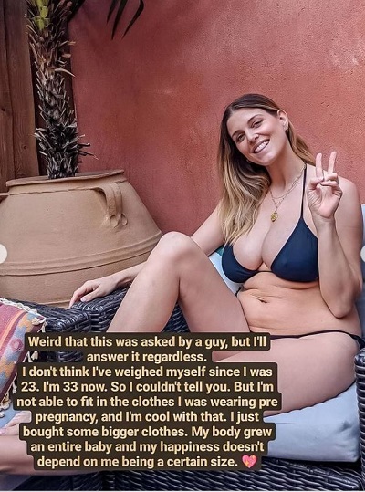 Ashley James gave replies to body shamers