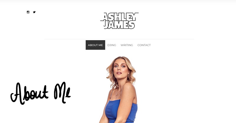 Ashley James website