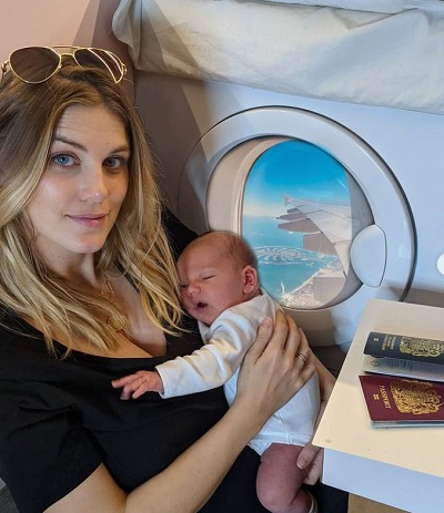 Ashley James while going to Dubai for work purpose