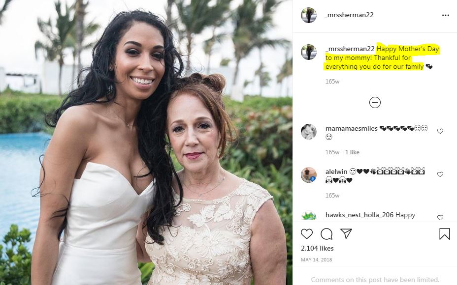 Ashley Moss with her mother Stephanie Moss