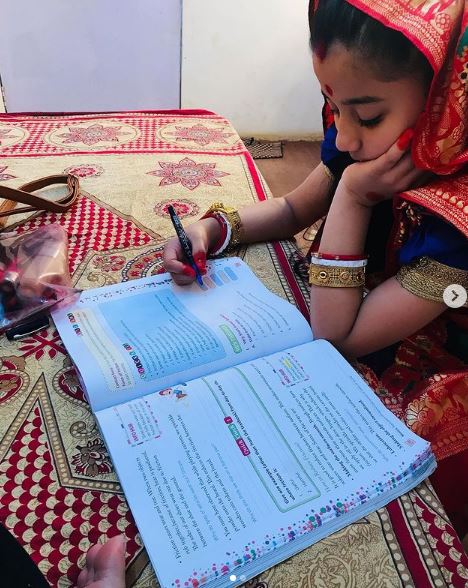 Aura Bhatnagar completing her studies