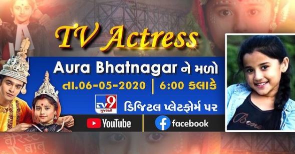 Aura Bhatnagar was Live interviewed by TV9