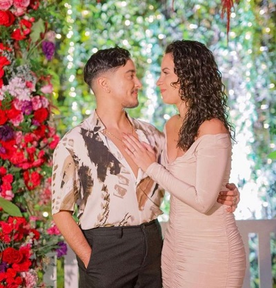 Avi Roque with his spouse Christina Nieves