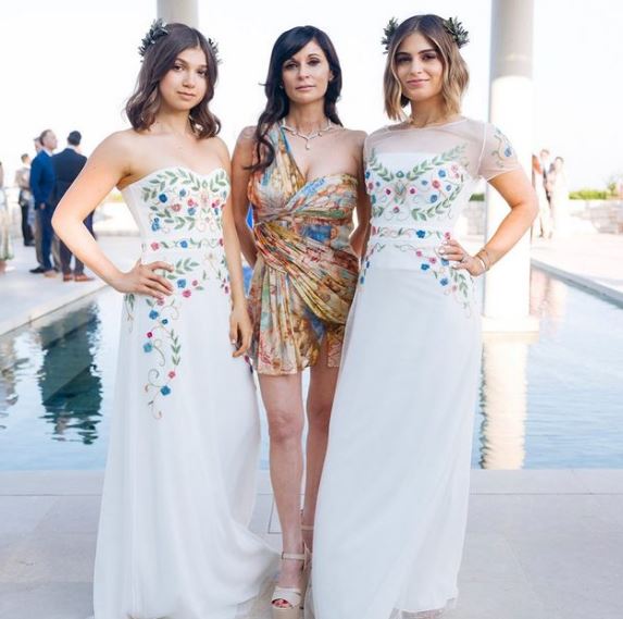 Batsheva Haart with her mother Julia Haart and sister Miriam Haart
