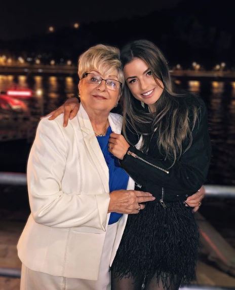 Boszormenyi with her Grandmother