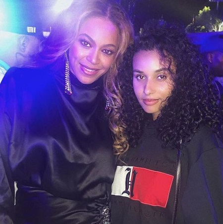 Breah Hicks met Beyonce on September 24, 2018