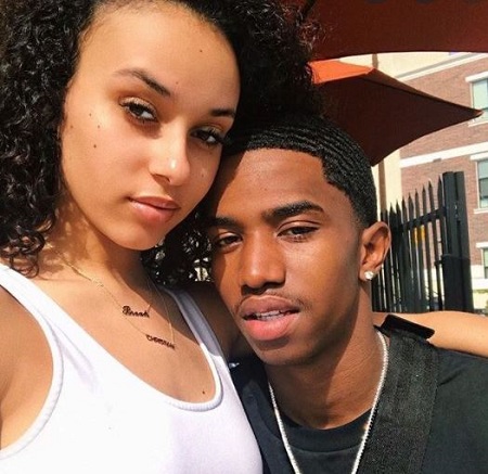 Breah Hicks was photographed with her boyfriend Christian Combs