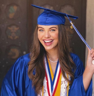 Caitlin Carmichael graduated from high school in the year 2019