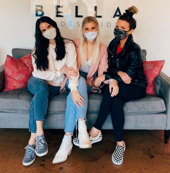 Caitlin with her besties