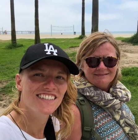 Candy with her mom liel jacobs
