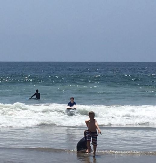 Carter Hastings at beach