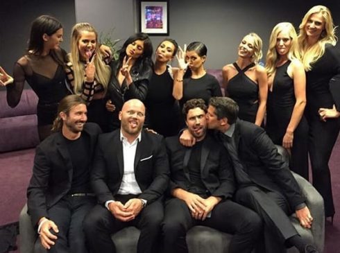 Cassandra Marino with all of her siblings including the Kardashians and Jenners