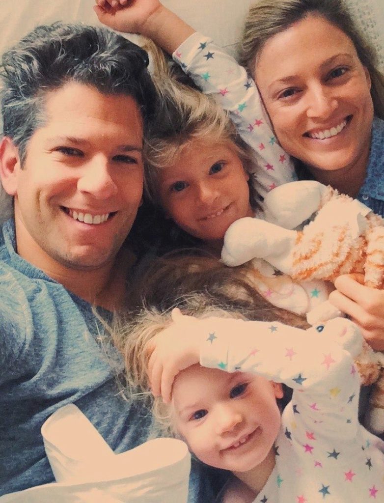 Cassandra Marino with husband Michael Marino and kids Francesca Marino and Isabella Marino