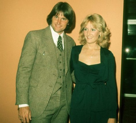 Cassandra Marino's father Bruce Jenner posing with his first wife and Cassandra's mother Chrystie Jenner