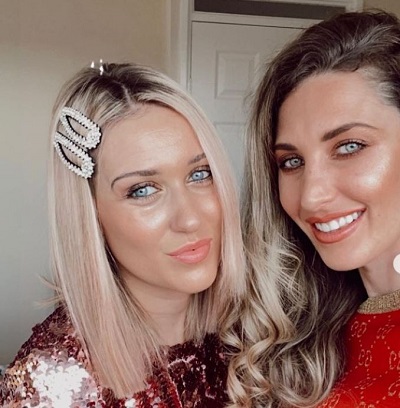 Charlotte Trippier with her sister Rosie Wray
