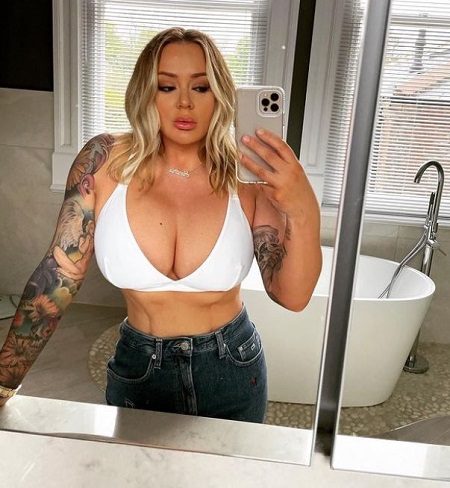 Chelsea Ferguson British glamour model, entrepreneur, former stripper, and an Instagram famed star