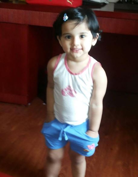 Childhood image of Aura Bhatnagar