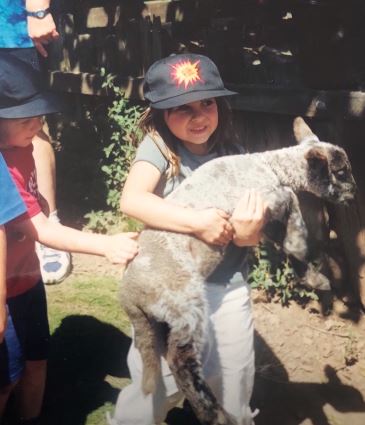 Childhood image of Taylah Cannon
