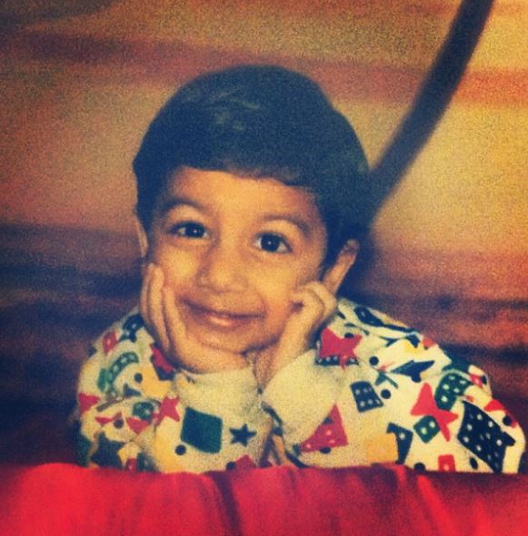 Childhood photo of Metul Shah