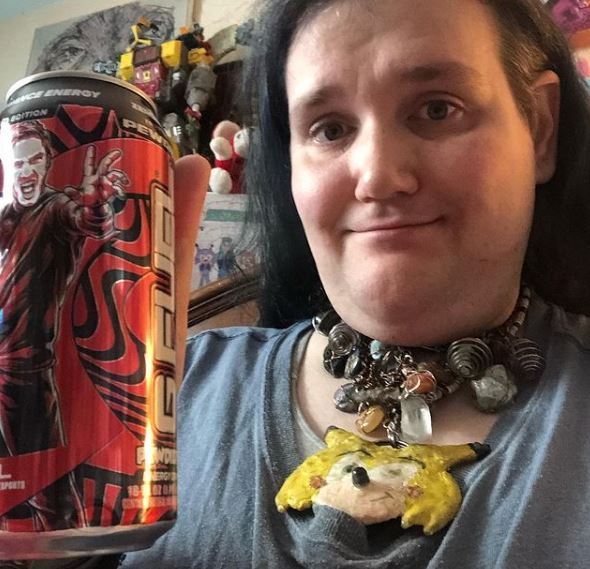 Christine Weston Chandler loves to drink energy drinks