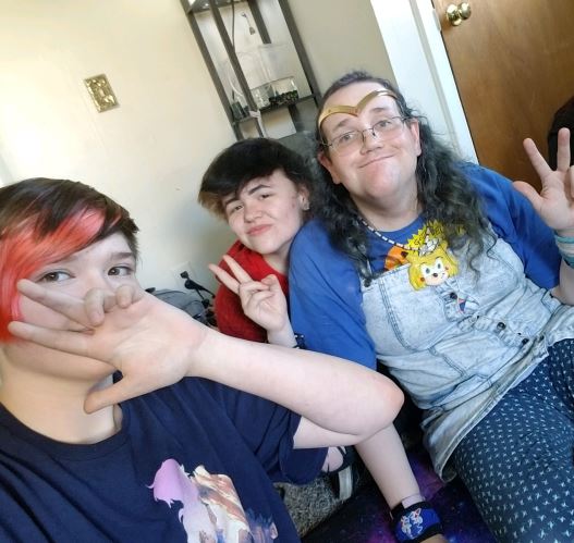 Christine Weston Chandler with Teen Troon Squad