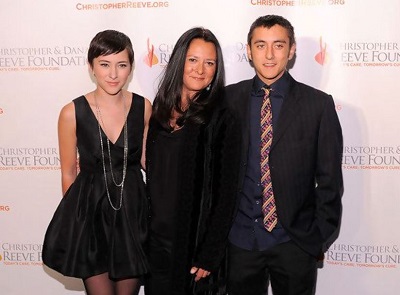 Cody Williams with his mother Marsha Garces Williams and sister Zelda Rae Williams