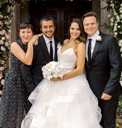 Cody Williams with his wife Maria Flores, brother Zak and his wife olivia June