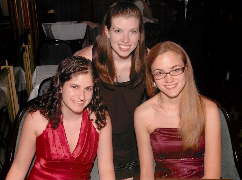 Colleen Ritzer with her best friends