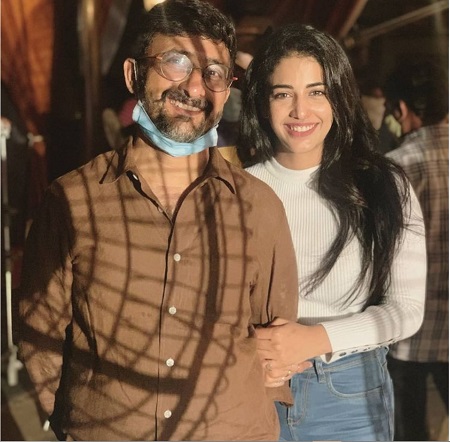 Daksha Nagarkar with director Tejaguru