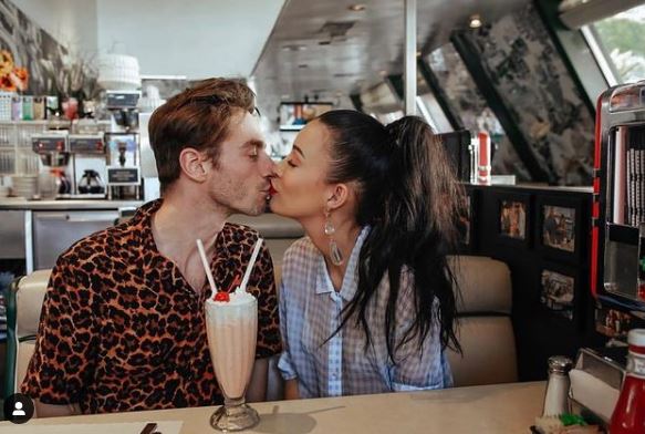 David Boyd with his girlfriend Christian Serratos