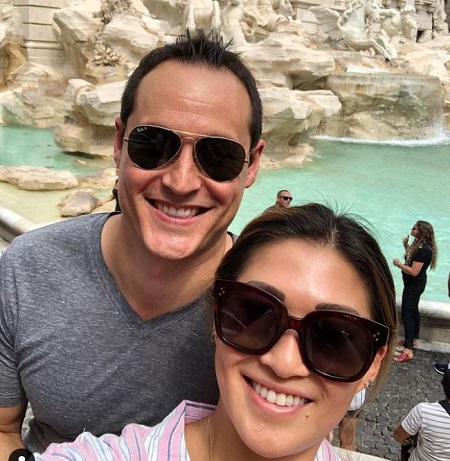 David Stanley and Jenna Ushkowitz celebrated one year of togetherness by visiting cities such as Positano and Florence