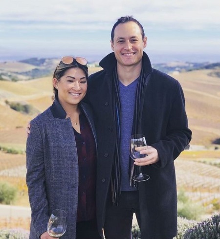 David Stanley with his spouse Jenna Ushkowitz