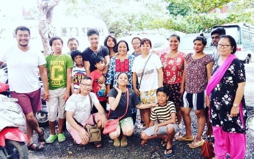 Deepak Singh family picture