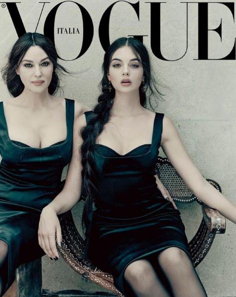 Deva Cassel appeared on Vogue cover page along with her mom Monica Bellucci