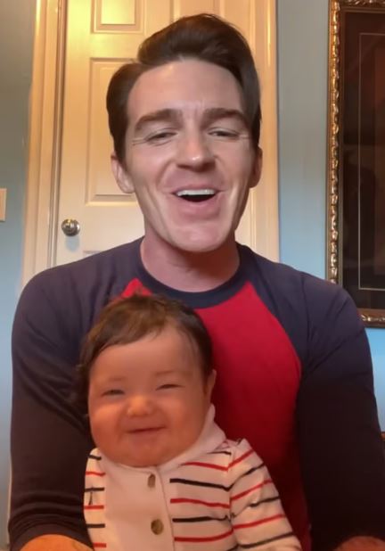 Drake Bell and his son
